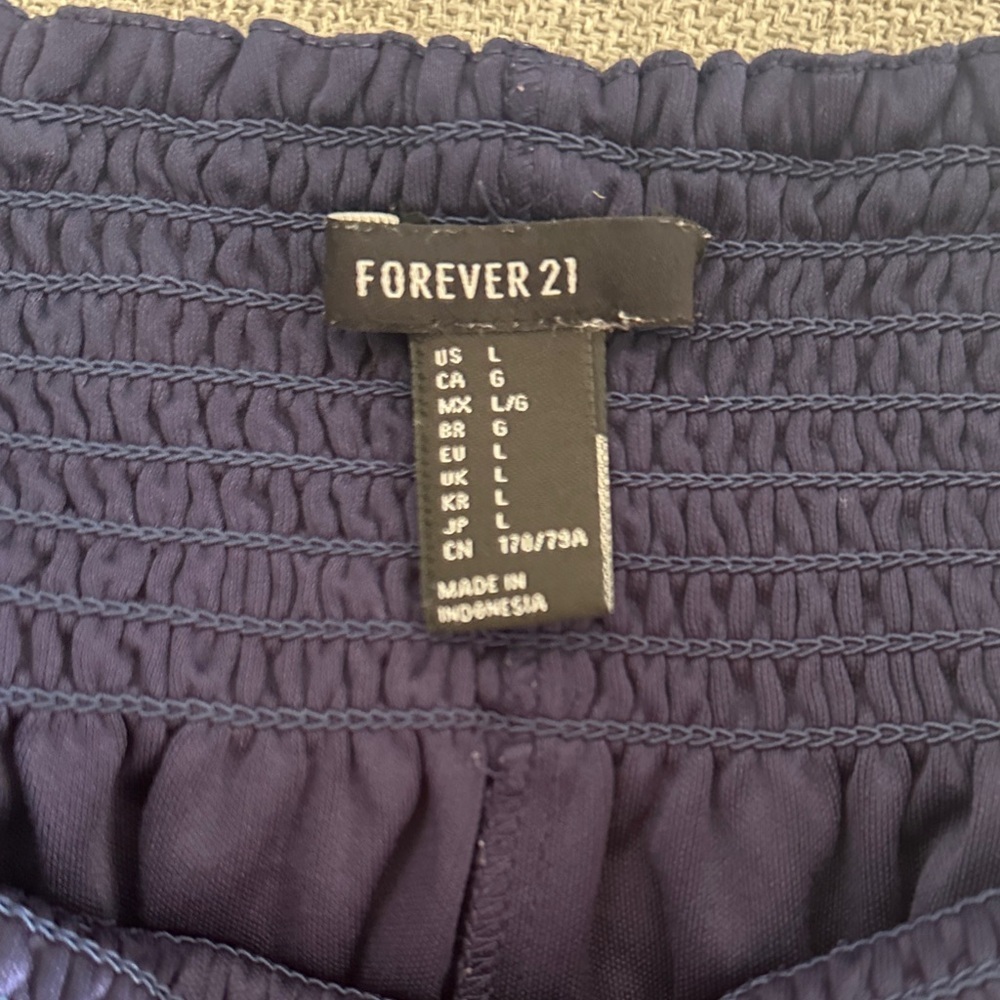 Forever 21 High Waist Navy Shorts - Picture 7 of 7